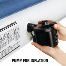 SoundAsleep Camping Series Air Mattress with Eco-Friendly PVC - Included Rechargeable Air Pump - Queen Size